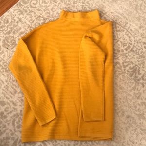 Gold sweater turtleneck